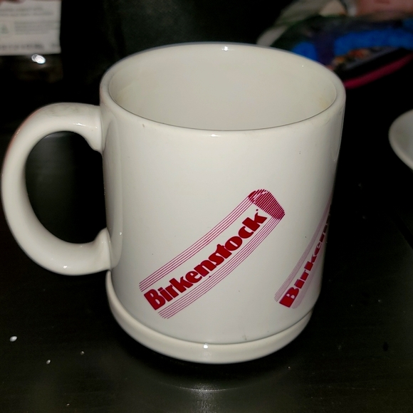 Birkenstock Other - *B2G1 Free* Vintage Retro Birkenstock Coffee Mug w/ Nesting Saucer
